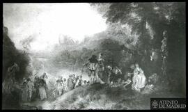 
París. Museo del Louvre. Watteau: "Embarque para Citerea"
