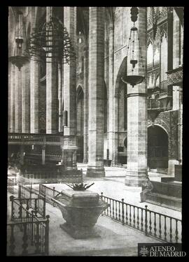 Interior de la Catedral de Palma de Mallorca.