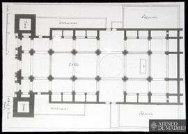 Planta de la Catedral de Jaén. (Dibujo de Vicente Lampérez y Romea)