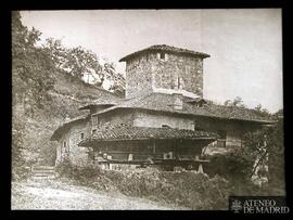 Exterior de una casa rural