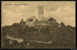 Tarjeta postal de vista panorámica de las ruinas del Castillo de Godesburg en Gosdesberg, cerca d...