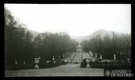 La cascada de los jardines de la Granja de San Ildefonso