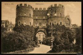 Tarjeta postal del Hahnentor en Colonia editada por L. & J.